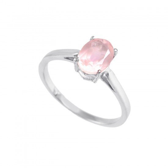 redgem 925 silver ring for women natural rose quartz pink 6x8 mm oval jarg243 women's fashion redgem 925 silver ring for women natural rose quartz pink 6x8 mm oval redgem 1430