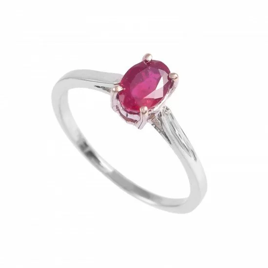 redgem sterling silver ring for women natural ruby red 5x7 mm oval jarg246 women's fashion redgem sterling silver ring for women natural ruby red 5x7 mm oval redgem 1433