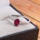 redgem sterling silver ring for women natural ruby red 5x7 mm oval jarg246 women's fashion redgem sterling silver ring for women natural ruby red 5x7 mm oval redgem 1433
