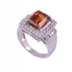 Redgem 925 Silver Ring for Women Precious Gemstone Natural Citrine Yellow 7X9 MM Rectangle Redgem 925 Silver Ring for Women Precious Gemstone Natural Citrine Yellow 7X9 MM Rectangle