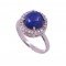 redgem 925 silver ring for women natural lapis lazuli blue 9 mm round jarg27 women's fashion redgem 925 silver ring for women natural lapis lazuli blue 9 mm round redgem 990
