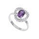 redgem sterling silver ring for women natural amethyst purple 5x7 mm oval jarg270 women's fashion redgem sterling silver ring for women natural amethyst purple 5x7 mm oval redgem 1456