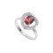 redgem sterling silver ring for women natural garnet red 5x7 mm oval jarg272 women's fashion redgem sterling silver ring for women natural garnet red 5x7 mm oval redgem 1458