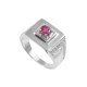 redgem 925 silver ring for women natural ruby pink 5 mm round jarg277 women's fashion redgem 925 silver ring for women natural ruby pink 5 mm round redgem 1463