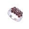 redgem 925 silver ring for women natural garnet red 3 mm round jarg301 women's fashion redgem 925 silver ring for women natural garnet red 3 mm round redgem 1487