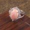 redgem sterling silver ring for women natural rhodochrosite pink 10x14 mm oval jarg310 women's fashion redgem sterling silver ring for women natural rhodochrosite pink 10x14 mm oval redgem 1496