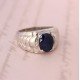 redgem 925 silver ring for women natural blue sapphire 8x10 mm oval jarg311 women's fashion redgem 925 silver ring for women natural blue sapphire blue 8x10 mm oval redgem 1497