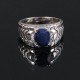 redgem 925 silver ring for women natural blue sapphire 8x10 mm oval jarg311 women's fashion redgem 925 silver ring for women natural blue sapphire blue 8x10 mm oval redgem 1497