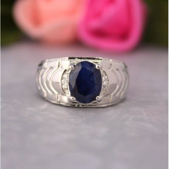 redgem 925 silver ring for women natural blue sapphire 8x10 mm oval jarg311 women's fashion redgem 925 silver ring for women natural blue sapphire blue 8x10 mm oval redgem 1497