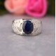 redgem 925 silver ring for women natural blue sapphire 8x10 mm oval jarg311 women's fashion redgem 925 silver ring for women natural blue sapphire blue 8x10 mm oval redgem 1497