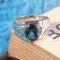 redgem sterling silver ring for women natural london blue topaz 9x11 mm oval jarg312 women's fashion redgem sterling silver ring for women natural london blue topaz 9x11 mm oval redgem 1498