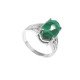 redgem 925 silver ring for women natural malachite green 10x14 mm oval jarg315 women's fashion redgem 925 silver ring for women natural malachite green 10x14 mm oval redgem 1501