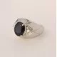 redgem sterling silver ring for women natural blue sapphire 8x10 mm oval jarg318 women's fashion redgem sterling silver ring for women natural blue sapphire 8x10 mm oval redgem 1504