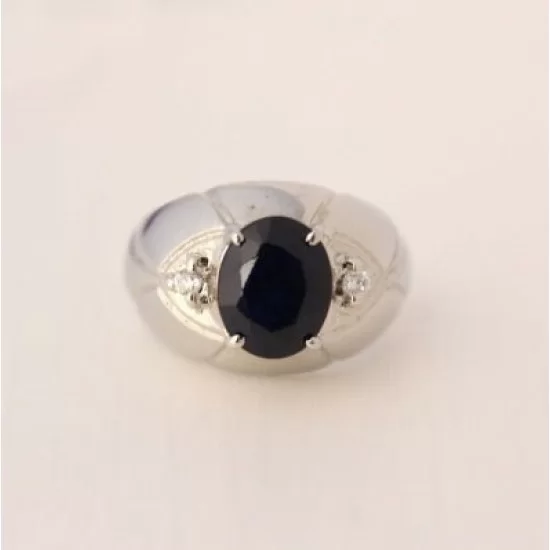 redgem sterling silver ring for women natural blue sapphire 8x10 mm oval jarg318 women's fashion redgem sterling silver ring for women natural blue sapphire 8x10 mm oval redgem 1504