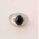 redgem sterling silver ring for women natural blue sapphire 8x10 mm oval jarg318 women's fashion redgem sterling silver ring for women natural blue sapphire 8x10 mm oval redgem 1504