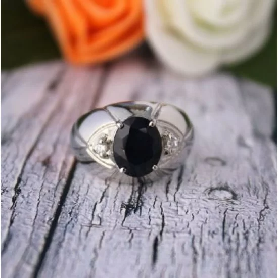 redgem sterling silver ring for women natural blue sapphire 8x10 mm oval jarg318 women's fashion redgem sterling silver ring for women natural blue sapphire 8x10 mm oval redgem 1504