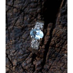 redgem 925 silver ring for women natural blue sapphire 6x8 mm oval jarg9 women's fashion elegant blue sapphire ring in sterling silver | redgem redgem 973