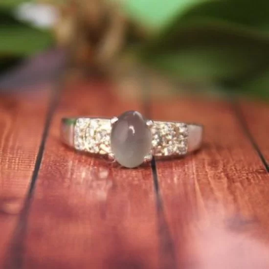 redgem sterling silver ring for women natural moonstone grey 5x7 mm oval jarg328 women's fashion redgem sterling silver ring for women natural moonstone grey 5x7 mm oval redgem 1514
