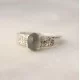 redgem sterling silver ring for women natural moonstone grey 5x7 mm oval jarg328 women's fashion redgem sterling silver ring for women natural moonstone grey 5x7 mm oval redgem 1514