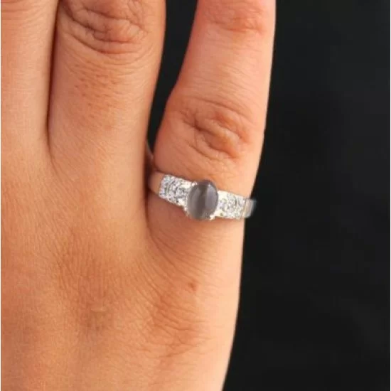 redgem sterling silver ring for women natural moonstone grey 5x7 mm oval jarg328 women's fashion redgem sterling silver ring for women natural moonstone grey 5x7 mm oval redgem 1514