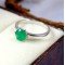 redgem 925 silver ring for women natural onyx green 6 mm round jarg331 women's fashion redgem 925 silver ring for women natural onyx green 6 mm round redgem 1517