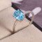 redgem sterling silver ring for women natural blue topaz 6x8 mm oval jarg332 women's fashion redgem sterling silver ring for women natural blue topaz 6x8 mm oval redgem 1518
