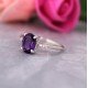 redgem 925 silver ring for women natural amethyst purple 6x8 mm oval jarg335 women's fashion redgem 925 silver ring for women natural amethyst purple 6x8 mm oval redgem 1521