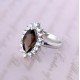 redgem sterling silver ring for women natural smoky quartz brown 6x12 mm marquise jarg336 women's fashion redgem sterling silver ring for women natural smoky quartz brown 6x12 mm marquise redgem 1522