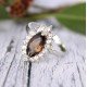 redgem sterling silver ring for women natural smoky quartz brown 6x12 mm marquise jarg336 women's fashion redgem sterling silver ring for women natural smoky quartz brown 6x12 mm marquise redgem 1522