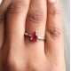 redgem sterling silver ring for women natural ruby pink 6x8 mm pear jarg344 women's fashion redgem sterling silver ring for women natural ruby pink 6x8 mm pear redgem 1530