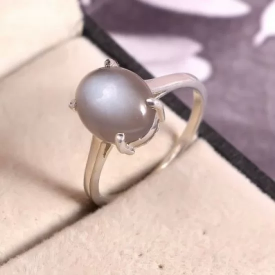 redgem sterling silver ring for women natural moonstone grey 9x11 mm oval jarg350 women's fashion redgem sterling silver ring for women natural moonstone grey 9x11 mm oval redgem 1536
