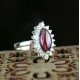 redgem 925 silver ring for women natural garnet red 6x12 mm marquise jarg351 women's fashion redgem 925 silver ring for women natural garnet red 6x12 mm marquise redgem 1537