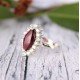 redgem 925 silver ring for women natural garnet red 6x12 mm marquise jarg351 women's fashion redgem 925 silver ring for women natural garnet red 6x12 mm marquise redgem 1537