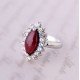 redgem 925 silver ring for women natural garnet red 6x12 mm marquise jarg351 women's fashion redgem 925 silver ring for women natural garnet red 6x12 mm marquise redgem 1537