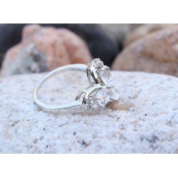 redgem 925 silver ring for women natural rock crystal colorless 7x9 mm rectangle jarg207 women's fashion redgem 925 silver ring for women natural rock crystal colorless 7x9 mm rectangle redgem 1394