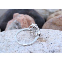 redgem 925 silver ring for women natural rock crystal colorless 7x9 mm rectangle jarg207 women's fashion redgem 925 silver ring for women natural rock crystal colorless 7x9 mm rectangle redgem 1394