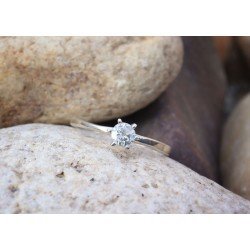 Redgem 925 Silver Ring for Women Moissanite  Colorless 5 MM Round redgem 925 silver ring for women and girls precious gem moissanite colorless 6.5 mm round (0.90 ct) jarg122 women's fashion redgem 925 silver ring for women and girls precious gem moissanite colorless 6.5 mm round (0.90 ct) redgem 1071