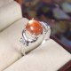 redgem 925 silver ring for women natural sun stone orange 8x10 mm oval jarg371 women's fashion redgem 925 silver ring for women natural sun stone orange 8x10 mm oval redgem 1553