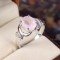 redgem 925 silver ring for women natural rose quartz pink 8x10 mm oval jarg375 women's fashion redgem 925 silver ring for women natural rose quartz pink 8x10 mm oval redgem 1557
