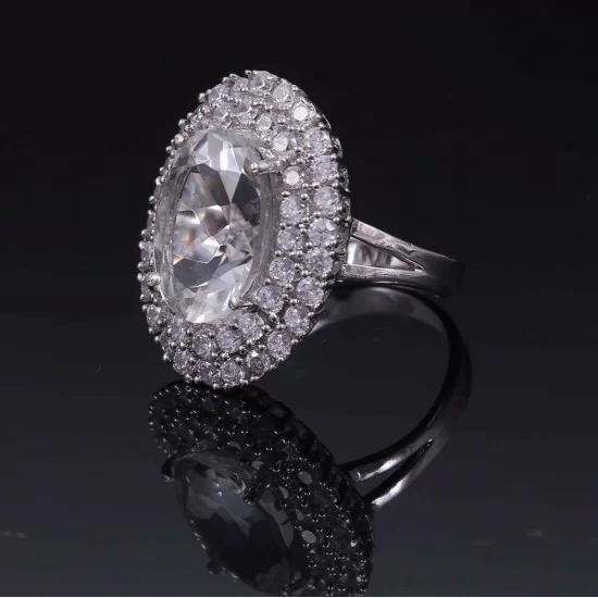 redgem 925 silver ring for women and girls natural rock crystal colorless 10x14 mm oval jarg38 women's fashion redgem 925 silver ring for women and girls natural rock crystal colorless 10x14 mm oval redgem 1001