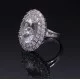 redgem 925 silver ring for women and girls natural rock crystal colorless 10x14 mm oval jarg38 women's fashion redgem 925 silver ring for women and girls natural rock crystal colorless 10x14 mm oval redgem 1001