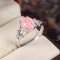 redgem 925 silver ring for women natural rhodochrosite pink 8x10 mm oval jarg385 women's fashion redgem 925 silver ring for women natural rhodochrosite pink 8x10 mm oval redgem 1567