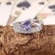 redgem 925 silver ring for women natural tanzanite blue 7 mm triangle jarg417 women's fashion redgem 925 silver ring for women natural tanzanite blue 7 mm triangle redgem 1597