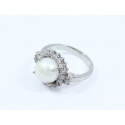 redgem 925 silver ring for women and girls cultured pearl 7 mm round jarg160 women's fashion redgem 925 silver ring for women and girls cultured pearl 7 mm round redgem 1103