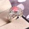 redgem 925 silver ring for women natural rhodochrosite pink 8x10 mm oval jarg429 women's fashion redgem 925 silver ring for women natural rhodochrosite pink 8x10 mm oval redgem 1608