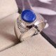 redgem 925 silver ring for women natural lapis lazuli blue 8x10 mm oval jarg431 women's fashion redgem 925 silver ring for women natural lapis lazuli blue 8x10 mm oval redgem 1610