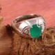 redgem 925 silver ring for women natural onyx green 8x10 mm oval jarg439 women's fashion redgem 925 silver ring for women natural onyx green 8x10 mm oval redgem 1618