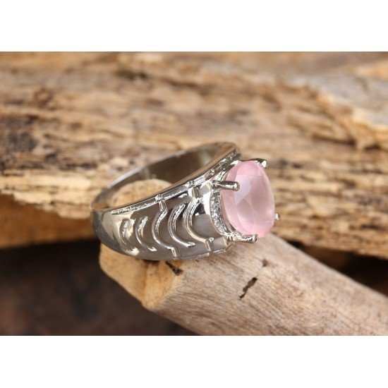 redgem sterling silver ring for women natural rose quartz pink 9x11 mm oval jarg444 women's fashion redgem sterling silver ring for women natural rose quartz pink 9x11 mm oval redgem 1623