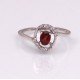 redgem 925 silver ring for women natural garnet red 4x6 mm oval jarg46 women's fashion redgem 925 silver ring for women natural garnet red 4x6 mm oval redgem 1009