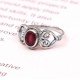 redgem 925 silver ring for women and girls natural ruby red 5x7 mm oval jarg47 women's fashion redgem 925 silver ring for women and girls natural ruby red 5x7 mm oval redgem 1010